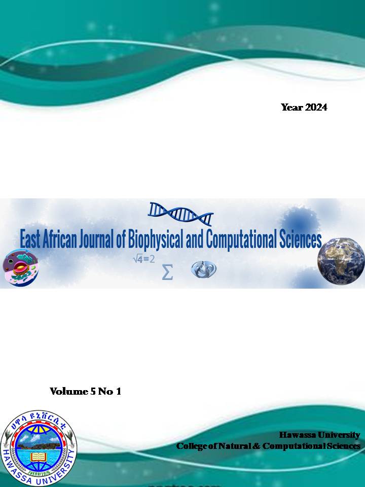 					View Vol. 5 No. 1 (2024): East Afr. J. Biophys. Comput. Sci.
				